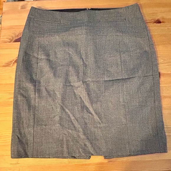 Express Black and White Micro-dot Pencil Skirt - Picture 1 of 9